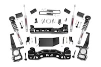 Rough Country 4in for Ford Suspension Lift Kit Lifted N3 Struts 09-10 F-150 4WD MAIN