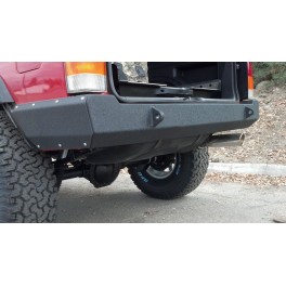Jeep Cherokee Rear Bumper Quarter Panels (Pair), Black Gator Finish Powder Coat 2WD/4WD 1984-2001 MAIN