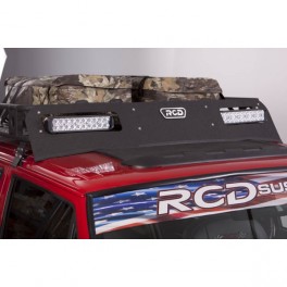 Fat Bob's Garage, RCD Suspension, Jeep Cherokee Roof Rack, Gator Finish Powder Coat, Black 2WD/4WD 1984-2001 MAIN