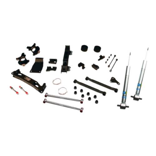 Chevrolet/GMC Silverado/Sierra 1500 4"-6" Lift Kit w/Bilstein 5100 Shocks 6Lug 2WD 2007-2013 LARGE