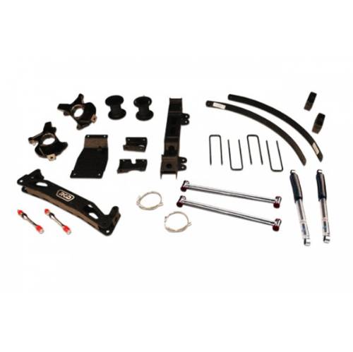 Fat Bob's Garage, RCD Suspension, Chevrolet/GMC 4"-6" Lift Kit w/Bilstein 5100 Series Shocks, IFS 6Lug 4WD 2007-2010 LARGE