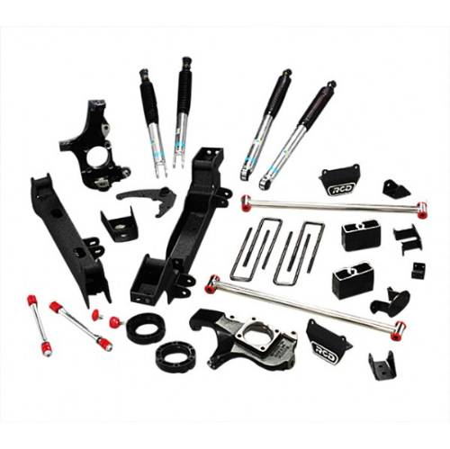 Chevrolet/GMC Silverado/Sierra 4"-6" Lift Kit w/Bilstein 5100 Shocks, IFS, Non-dually 8Lug 4WD 07-2000-2010 LARGE