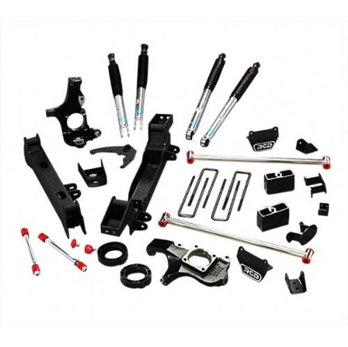 Chevrolet/GMC Silverado/Sierra 2500 4"-6" Lift, Stock Shocks, w/Delphi Autoride, IFS, New body style, 8Lug 4WD 1999-2010 LARGE