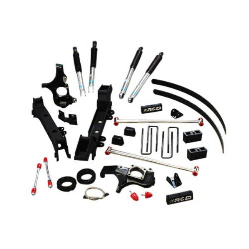 Chevrolet/GMC Pickup/Suburban 4.5"-6" Lift Kit w/Bilstein 5100 Series Shocks, IFS, Old body style 8Lug 4WD 1988-1999 LARGE