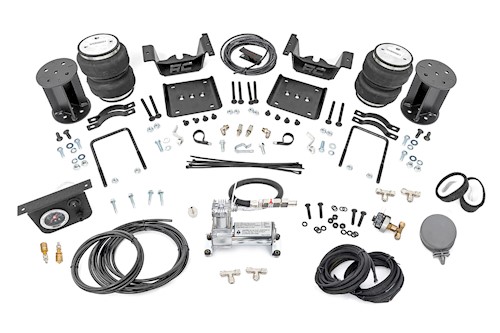 Rough Country Air Spring Kit w/ Compressor 6-7.5" Lift Kit Chevy/GMC 1500 07-18 LARGE