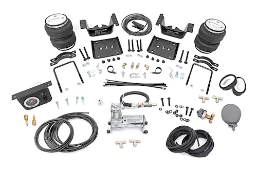 Rough Country Air Spring Overload Kit w/ Compressor Chevy/GMC 1500 07-18 10005C LARGE