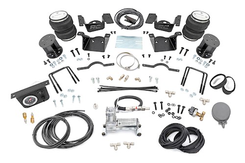 Rough Country 7.5" Air Spring Kit w/compressor Chevy/GMC 2500HD/3500HD 11-19 LARGE