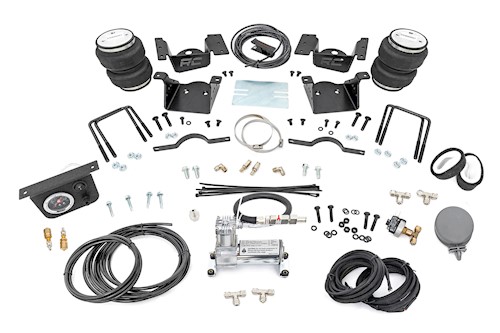 Rough Country Air Spring Kit w/ Compressor 0-7.5" Chevy/GMC 2500HD/3500HD 11-19 LARGE