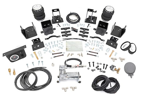 Rough Country Air Spring Kit w/Compressor for Ford Super Duty 4WD 2005-2016 LARGE