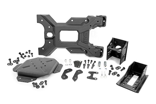 Rough Country HD Hinged Spare Tire Carrier Kit for 07-18 Jeep JK Wrangler 10523 LARGE