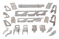 Rough Country DANA 30 Front Axle Truss & Gusset Kit fits JK 10565 MAIN