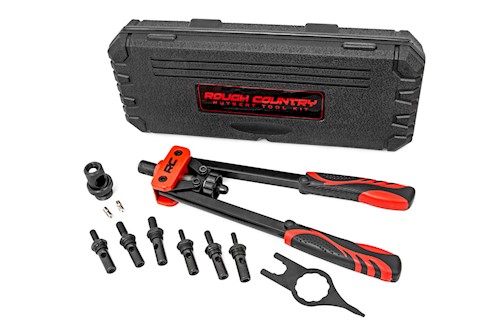 Rough Country Nutsert Tool Kit-10 Piece System w/ Quick-Change Mandrel Set 10583 LARGE