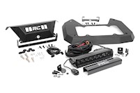 Rough Country For Jeep Spare Tire Delete Kit w/8in Black Series LED 18-20 JL MAIN