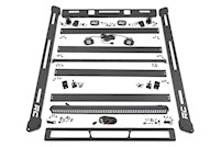 Rough Country For Jeep Roof Rack System w/Black-Series LED Lights 07-18 JK 10615 MAIN
