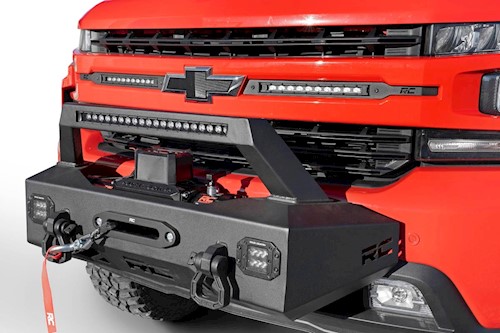 Rough Country EXO Winch Mount System (19-20 Chevrolet Silverado 1500) 10765 LARGE