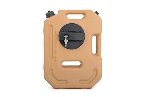 Rough Country 10L Fluid Container w/ Locker - Tan 99061 LARGE
