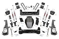 Rough Country 5"GM Torsion Bar Drop Suspension Lift Kit 11-19 2500HD/3500HD MAIN