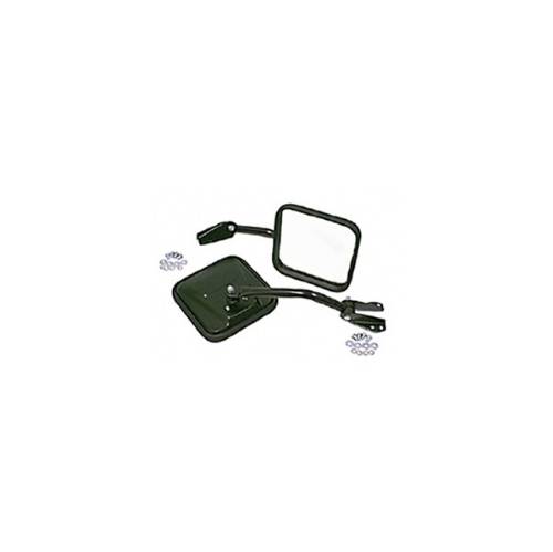 Fat Bob's Garage, Rugged Ridge, Part #11001.03, Jeep CJ Side Mirrors With Convex Glass, Black 1955-1986 MAIN