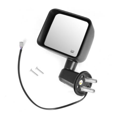Fat Bob's Garage, OMIX-ADA Part #11002.25, Heated Power Mirror Left Black 11-13 Jeep Wrangler MAIN