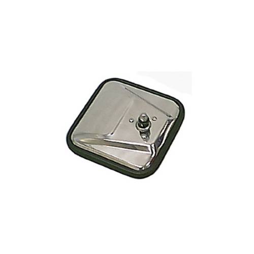 Fat Bob's Garage, Rugged Ridge, Part #11006.01, Jeep CJ Mirror Head, Stainless Steel 1955-1986 MAIN