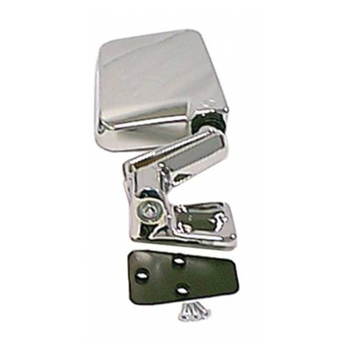 Fat Bob's Garage, Rugged Ridge, Part #11010.06, Jeep Wrangler Door Mirror, Chrome, Right Side 1987-2002 MAIN