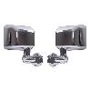 Fat Bob's Garage, Rugged Ridge, Part #11010.11, Jeep JK Wrangler Door Mirror Kit Chrome 2007-2016 THUMBNAIL