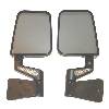 Fat Bob's Garage, Rugged Ridge, Part #11015.20, Jeep Wrangler Heated Door Mirror Kit, Led Signals, Black 1987-2002 THUMBNAIL