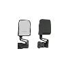 Fat Bob's Garage, Rugged Ridge, Part #11017.01, Jeep Wrangler Door Mirror Kit, Dual Focus, Black, 1987-2002 THUMBNAIL