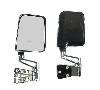 Fat Bob's Garage, Rugged Ridge, Part #11018.01, Jeep Wrangler Door Mirror Kit, Dual Focus, Chrome 1987-2002 THUMBNAIL