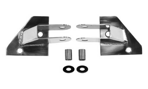 Fat Bob's Garage, Rugged Ridge, Part #11026.01, Jeep YJ Wrangler Mirror Relocation Brackets, Stainless Steel 1987-1995 MAIN