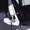 Fat Bob's Garage, Rugged Ridge, Part #11026.02, Jeep Wrangler Mirror Relocation Brackets, Stainless Steel 1997-2006 THUMBNAIL