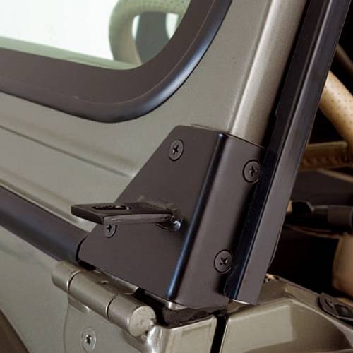 Fat Bob's Garage, Rugged Ridge, Part #11027.01, Windshield Light Mounting Brackets 76-95 Jeep CJ/YJ Wrangler MAIN