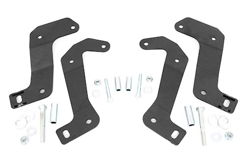 Rough Country F Ctrl Arm Relocation Brackets 18-23for Wrangler JL/JT Gladiator LARGE