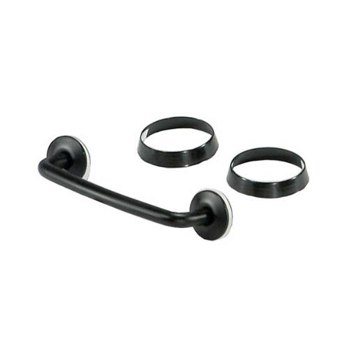 Fat Bob's Garage, Rugged Ridge, Part #11104.03, Jeep TJ/LJ Wrangler Windshield Tie Down Kit, Black 1997-2006 MAIN