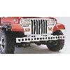 Fat Bob's Garage, Rugged Ridge, Part #11107.02, Front Bumper W/Holes, Stainless Steel THUMBNAIL