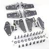 Fat Bob's Garage, Rugged Ridge, Part #11111.20, Jeep JK Wrangler Door Hinge Kit, Stainless Steel 2007-2016 THUMBNAIL