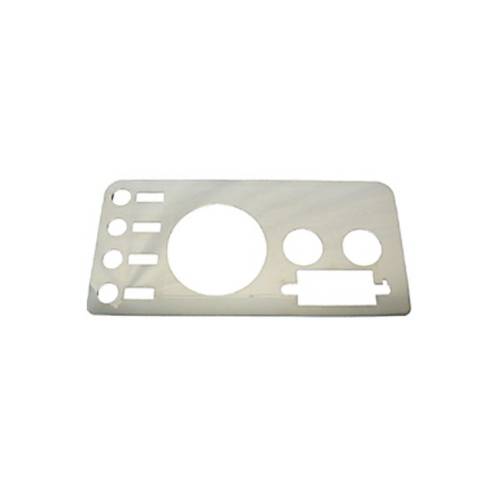 Fat Bob's Garage, Rugged Ridge, Part #11124.01, Jeep CJ Gauge Cover, Stainless Steel 1976-1986 MAIN