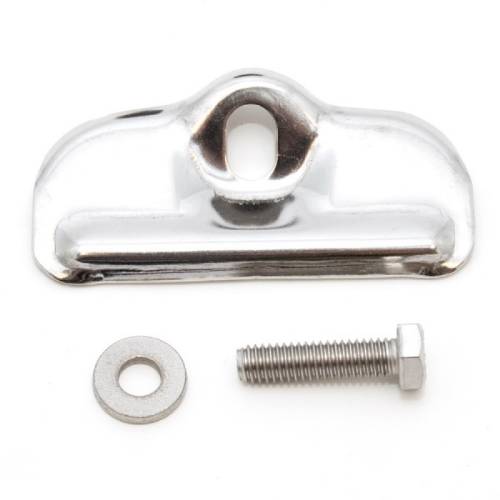 Fat Bob's Garage, Rugged Ridge, Part #11132.03, Stainless Steel Battery Tray Clamp 76-86 Jeep CJ MAIN