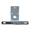 Fat Bob's Garage, Rugged Ridge, Part #11136.01, Jeep CJ License Plate Bracket, Stainless Steel 1976-1986 THUMBNAIL
