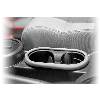 Fat Bob's Garage, Rugged Ridge, Part #11151.13, Jeep JK Wrangler Front Cup Holder Trim, Brushed Silver 2007-2010 THUMBNAIL