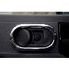 Fat Bob's Garage, Rugged Ridge, Part #11156.20, Jeep JK Wrangler Interior Door Handle Trim, Chrome 2007-2010 THUMBNAIL
