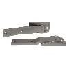 Fat Bob's Garage, Rugged Ridge, Part #11185.59, Jeep TJ Wrangler Tailgate Hinge Set, Satin Stainless Steel 1997-2002 THUMBNAIL