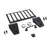 Fat Bob's Garage, Rugged Ridge, Part #11201.04, Jeep JK Wrangler Hood Dress Up Kit, Textured Black 2007-2012 THUMBNAIL