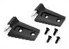 Fat Bob's Garage, Rugged Ridge, Part #11202.23, Jeep JK Wrangler Door Hinge Set, Black, Left Side 2007-2016 THUMBNAIL