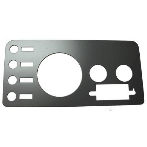 Fat Bob's Garage, Rugged Ridge, Part #11204.01, Jeep CJ Gauge Cover, Black 1976-1986 MAIN
