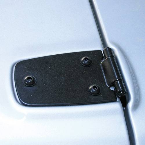 Fat Bob's Garage, Rugged Ridge, Part #11205.01, Jeep CJ/Wrangler Hood Hinges, Black 1976-1995 MAIN