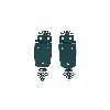 Fat Bob's Garage, Rugged Ridge, Part #11205.02, Jeep TJ/LJ Wrangler Hood Hinges, Black 1997-2006 THUMBNAIL