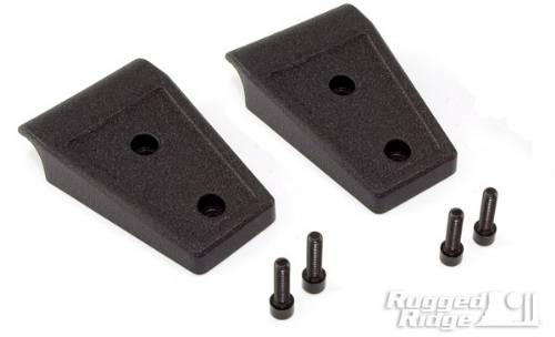Fat Bob's Garage, Rugged Ridge, Part #11205.10, Jeep JK Wrangler Hinge Cover Set Textured Black 2007-2016 MAIN