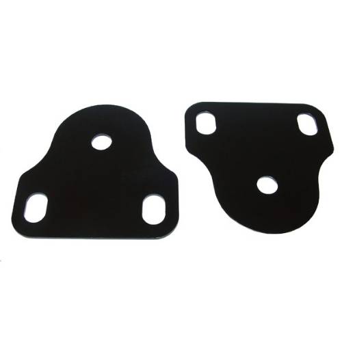 Fat Bob's Garage, Rugged Ridge, Part #11208.01, Jeep CJ/Wrangler Windshield Bracket Set, Black 1976-1995 MAIN