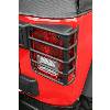 Fat Bob's Garage, Rugged Ridge, Part #11226.02, Jeep JK Wrangler Tail Light Euro Guards, Black, 2007-2016 THUMBNAIL